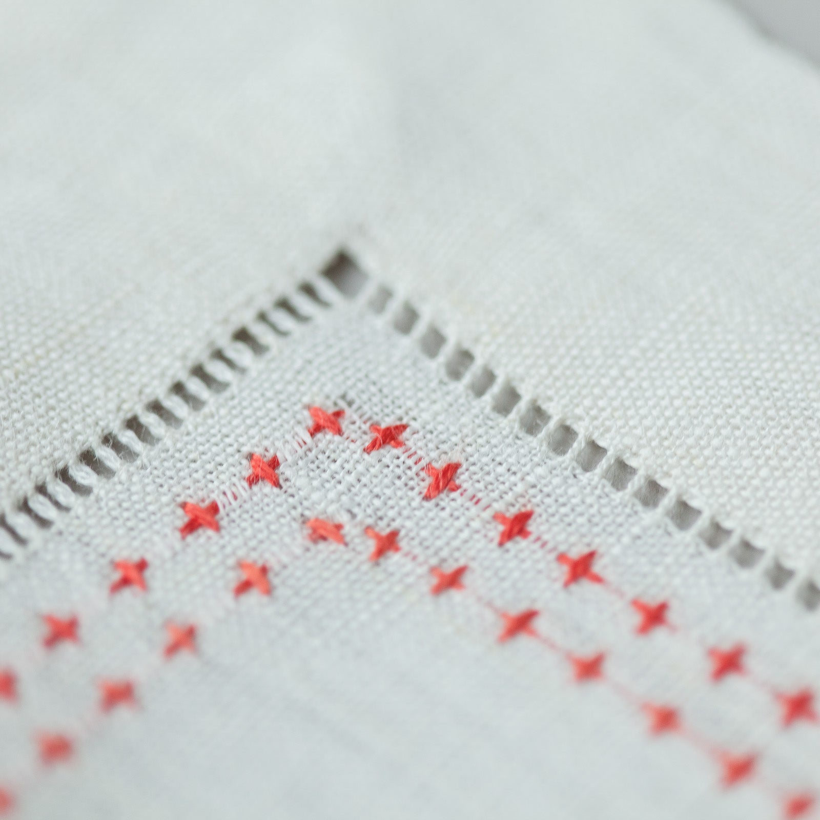 Shashiko Linen Tablecloth