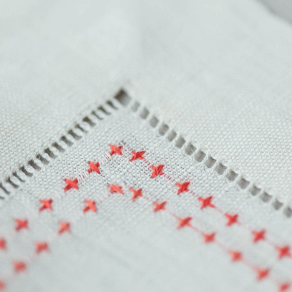Shashiko Linen Tablecloth