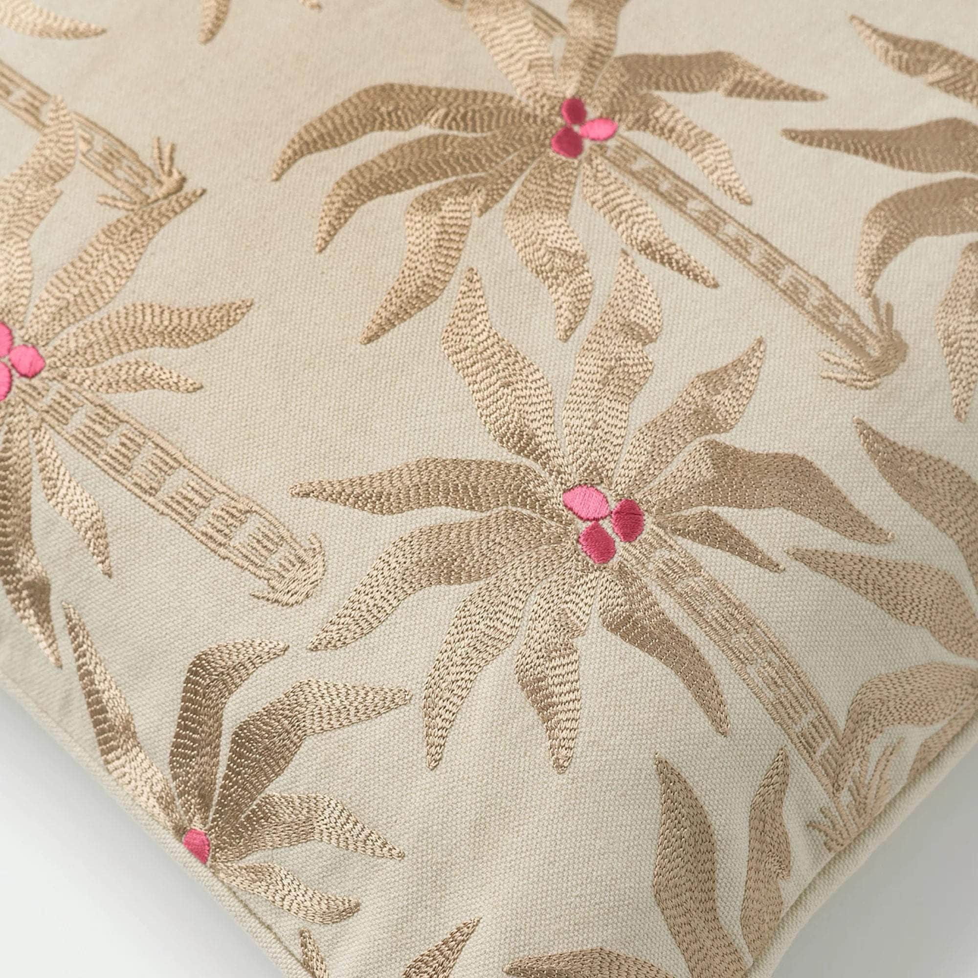 Cushion Laura Sand & Ecru