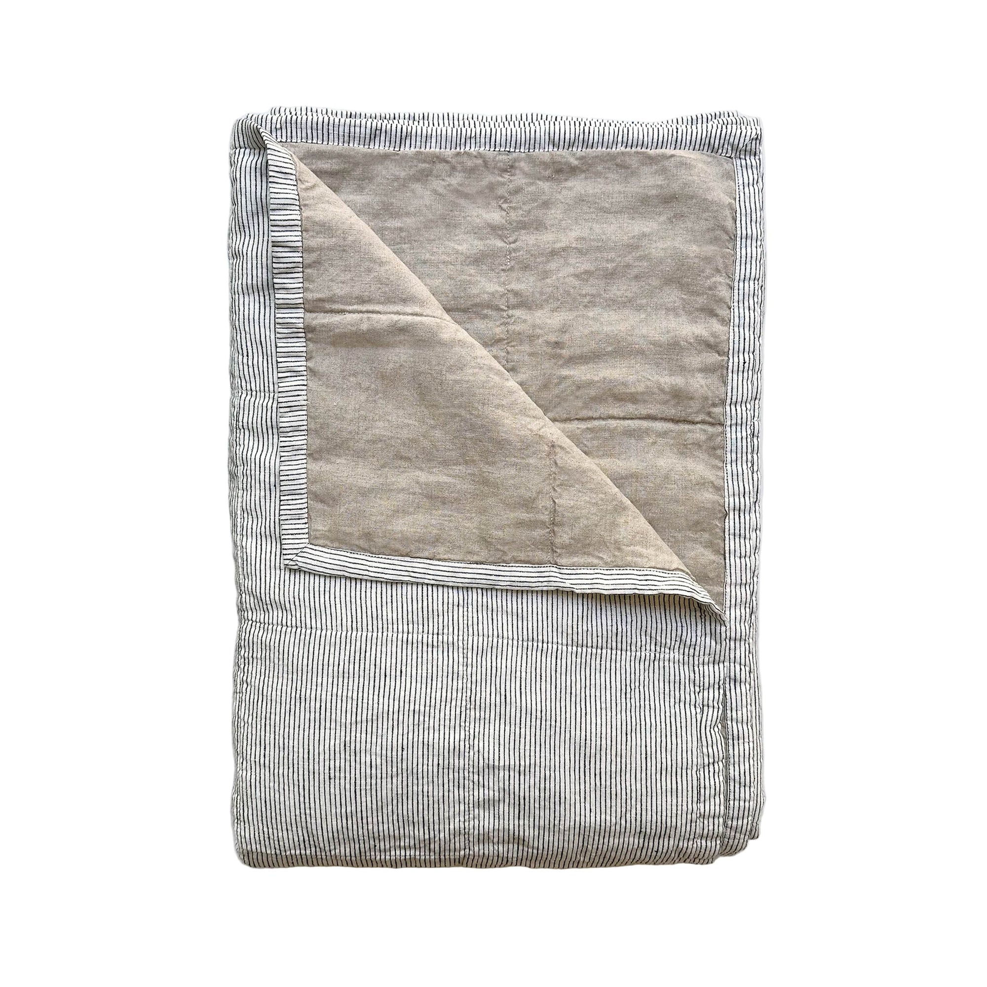 Miller Linen Quilt Striped - OEKO-TEX Certified