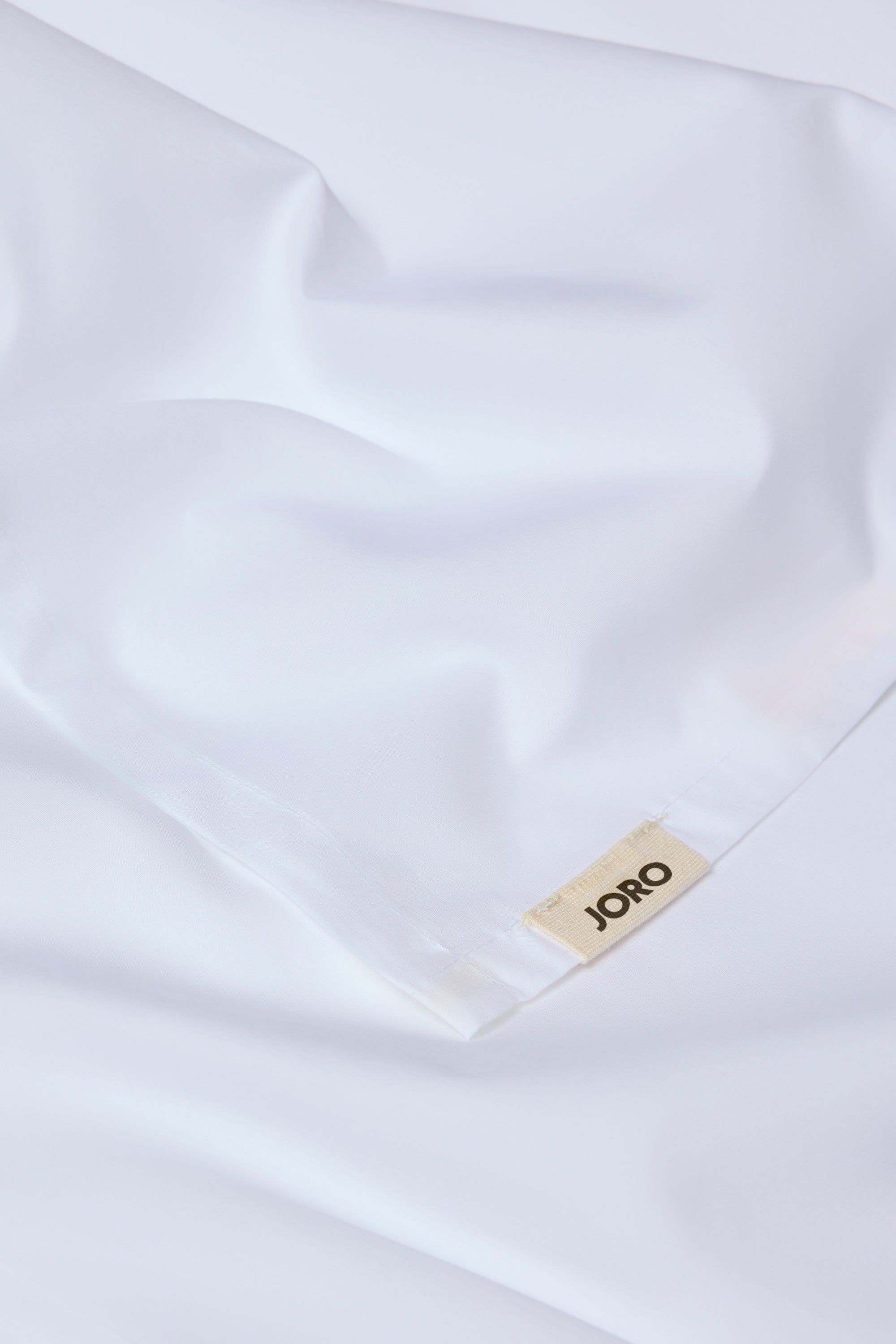 Percale Organic Cotton Flat Sheet - Midwinter White