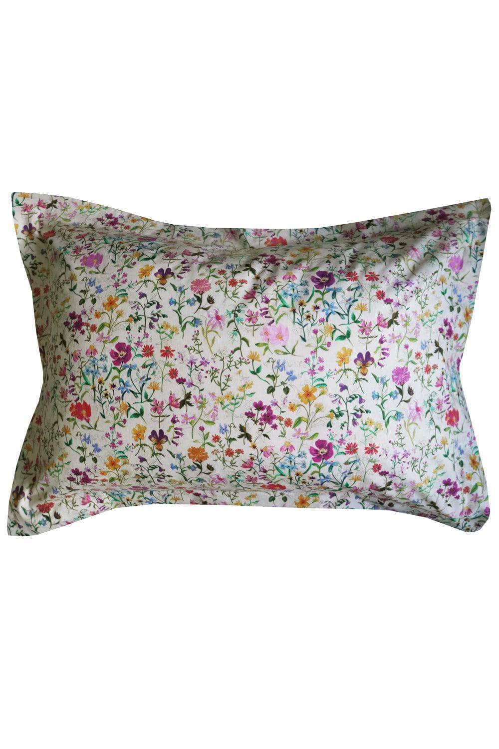 Oxford Pillowcase Made With Liberty Fabric Linen Garden