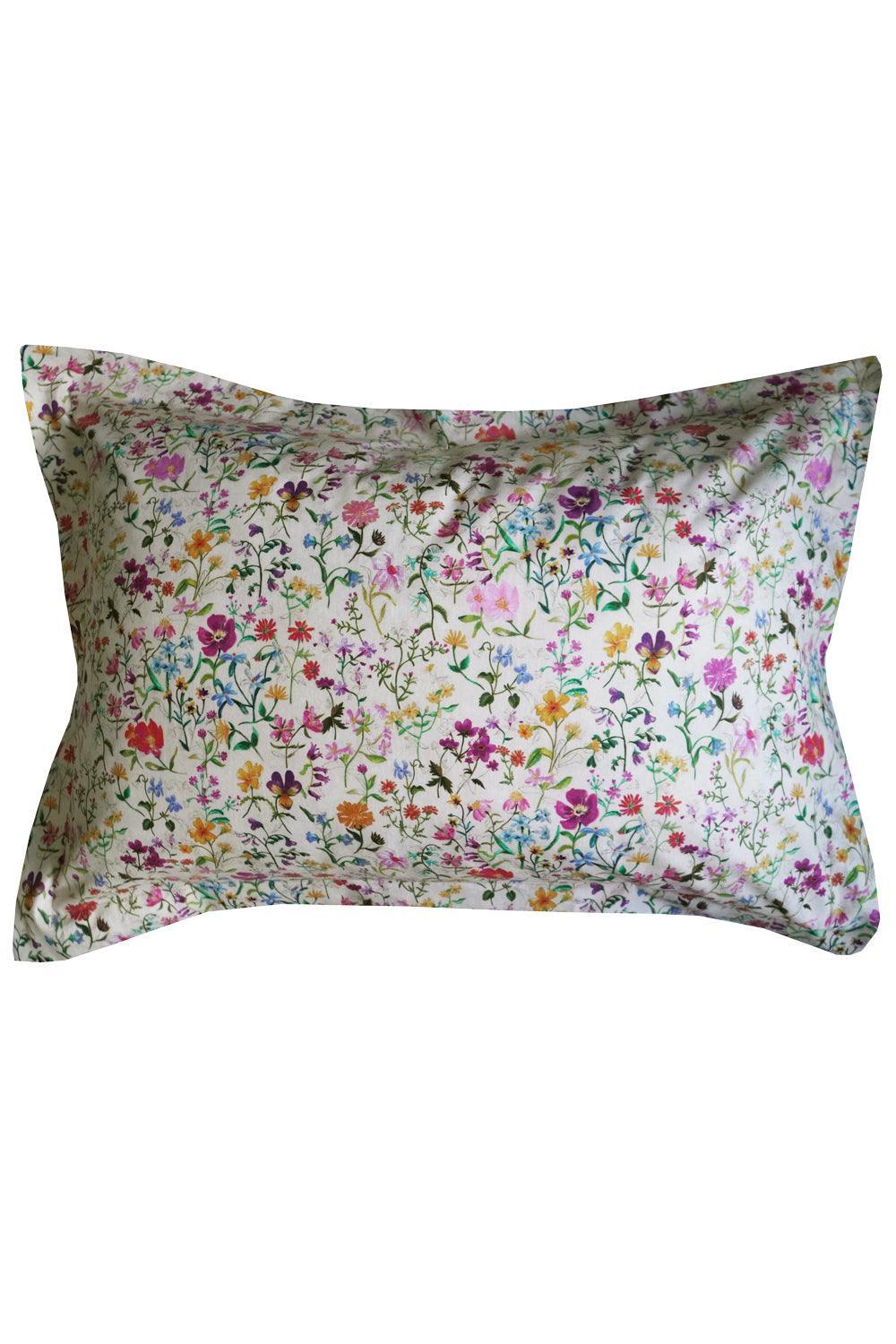 Oxford Pillowcase Made With Liberty Fabric Linen Garden