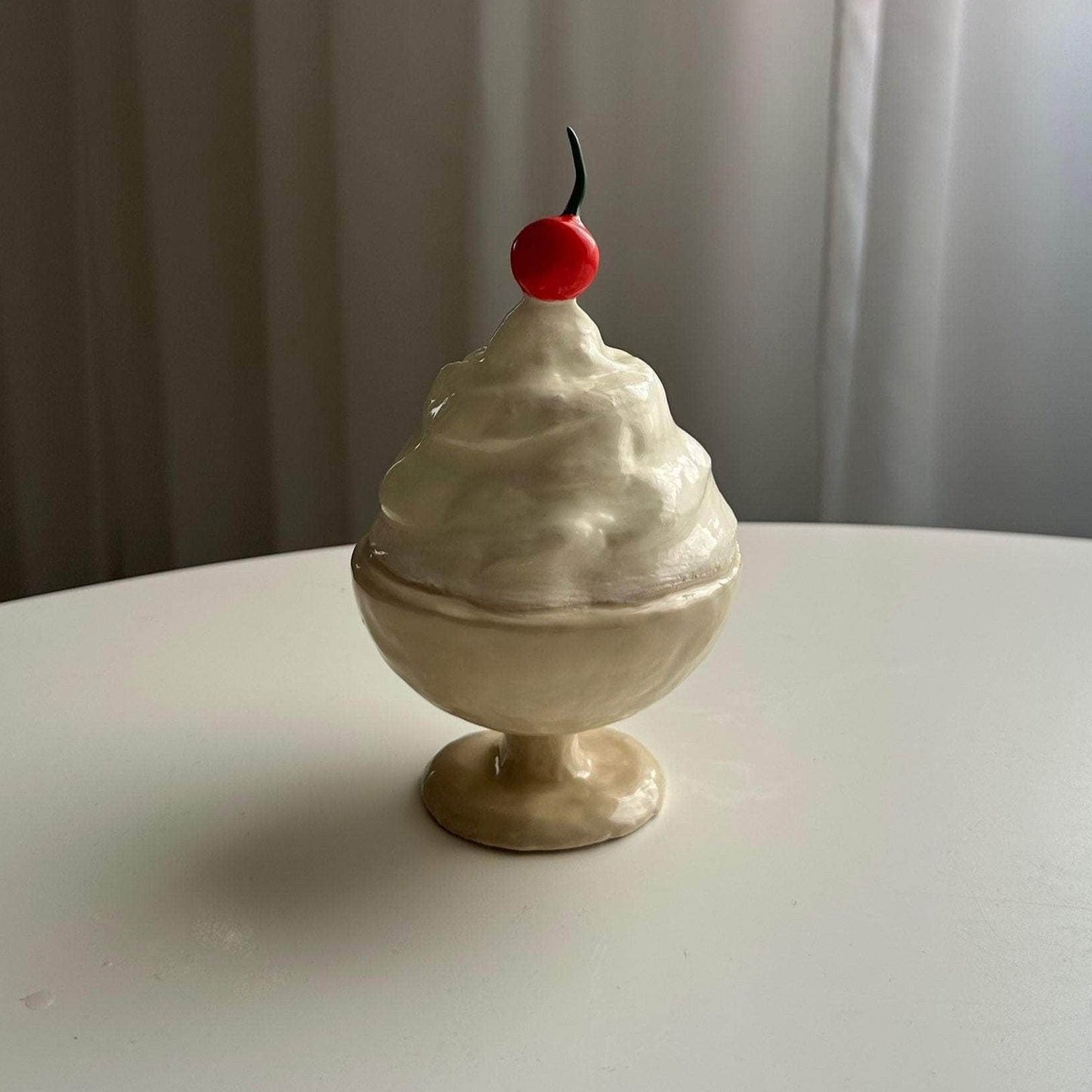 Ceramic Ice-Cream Candle Holder