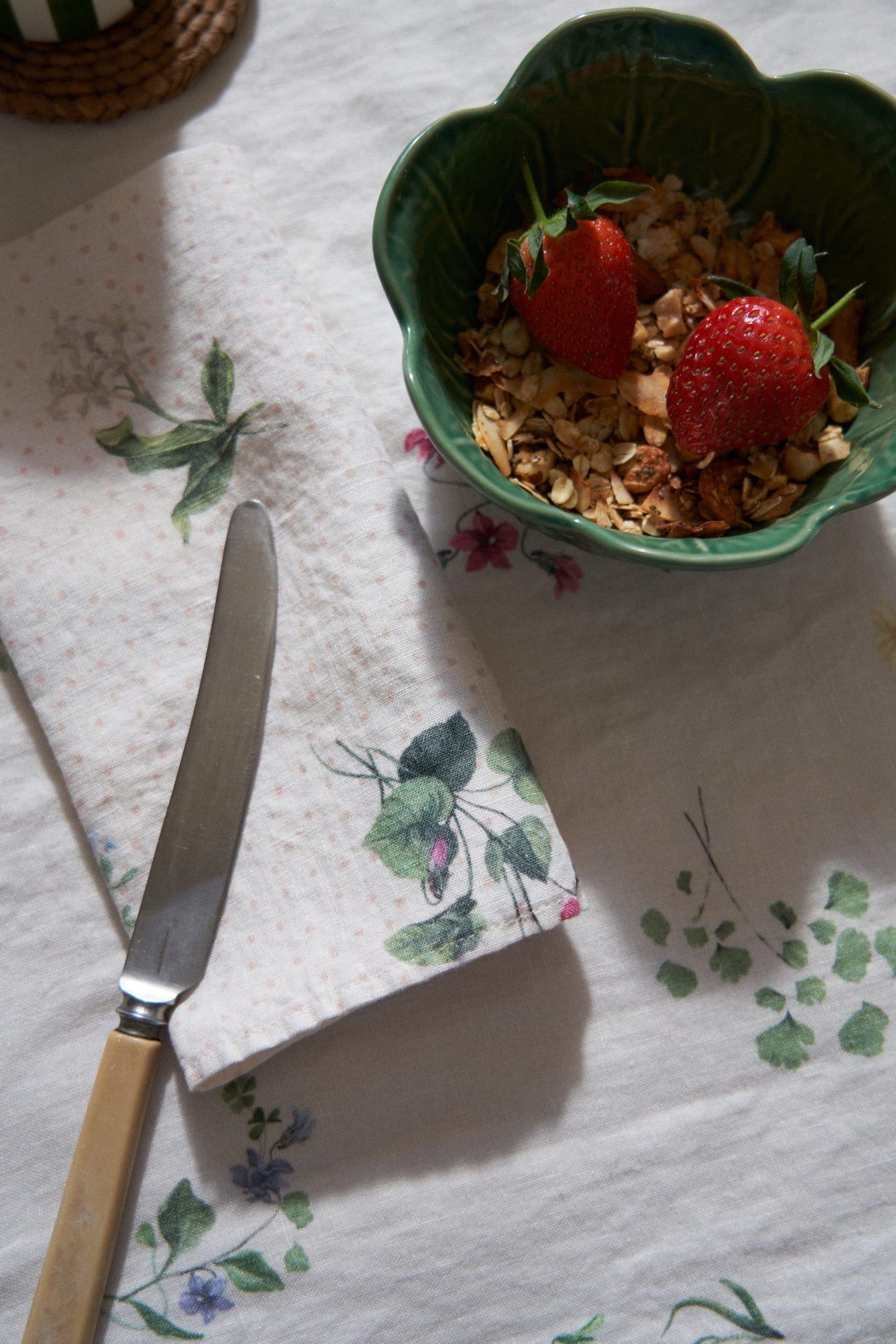 Signs of Spring Spot Linen Napkin