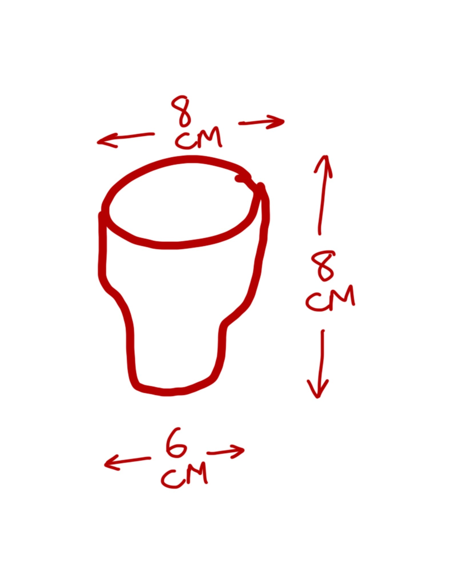 Brisita Glass Cup - Light Pink