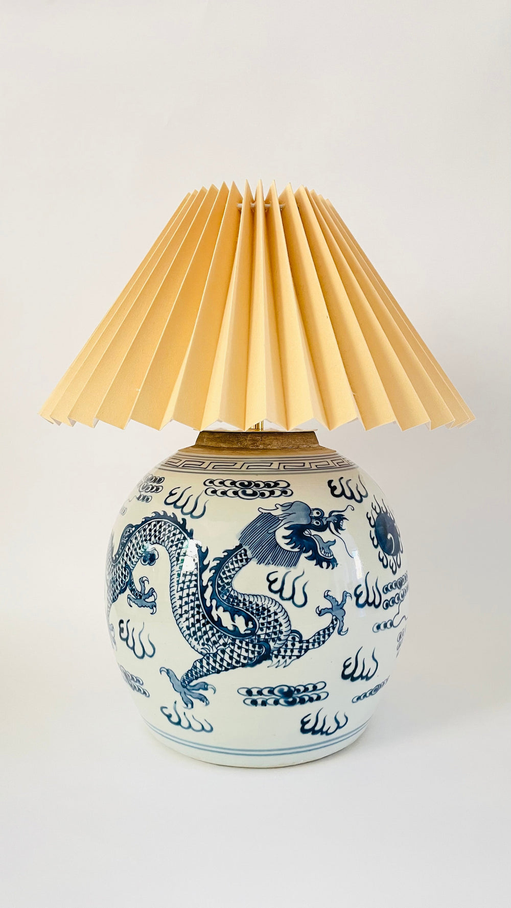 Antique Large Dragon Lamp