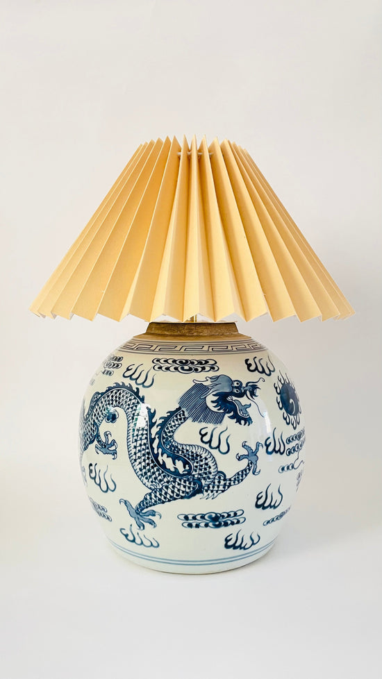 Antique Large Dragon Lamp