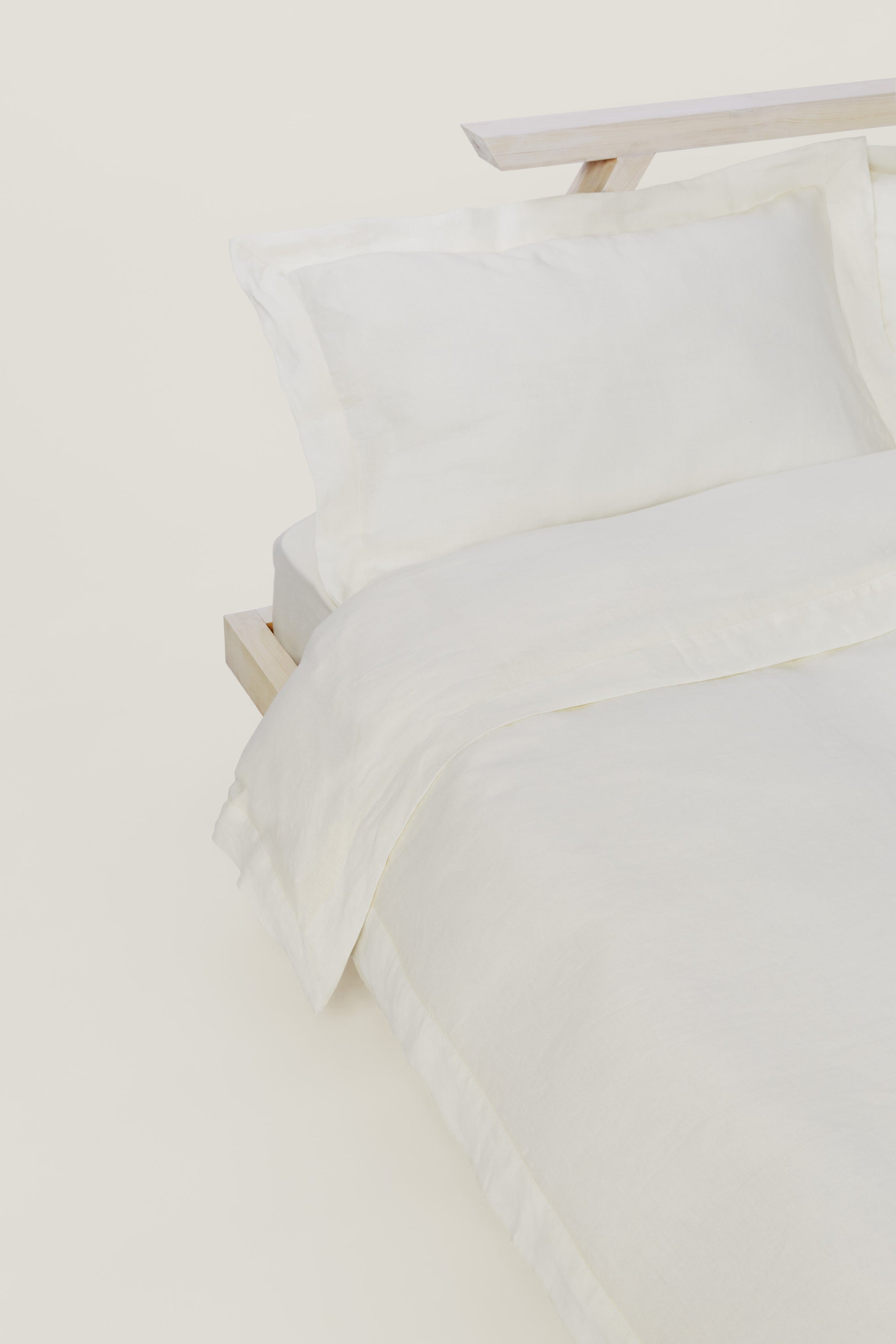 Linen Duvet Cover - Classic Cream