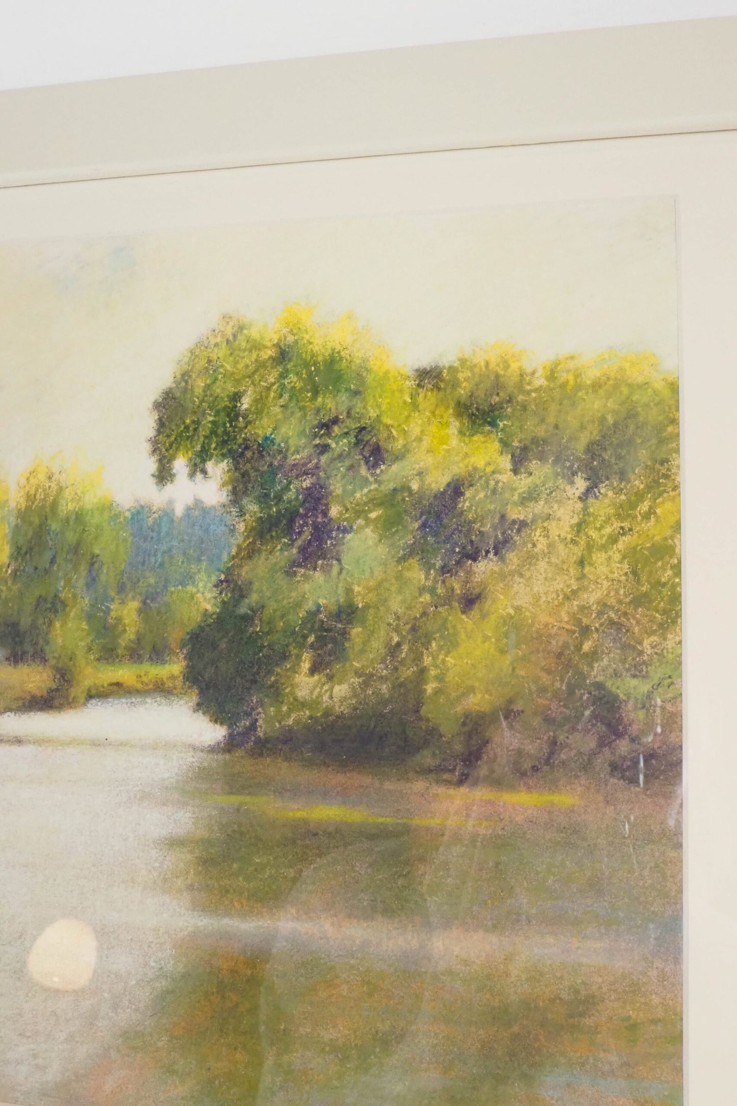 Framed Lake Landscape