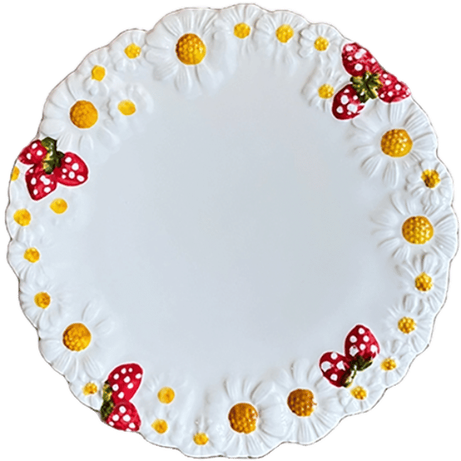 Nonna Platter Strawberry 36cm
