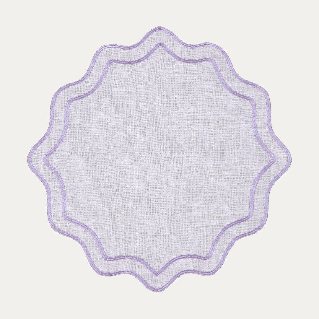 Bloom Placemat, Violet on Violet