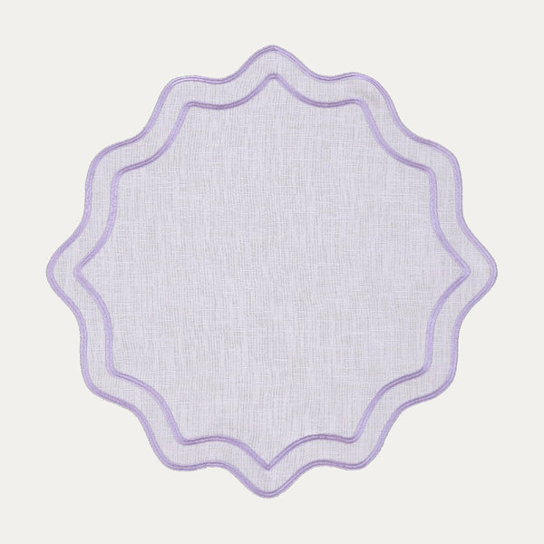 Bloom Placemat, Violet on Violet