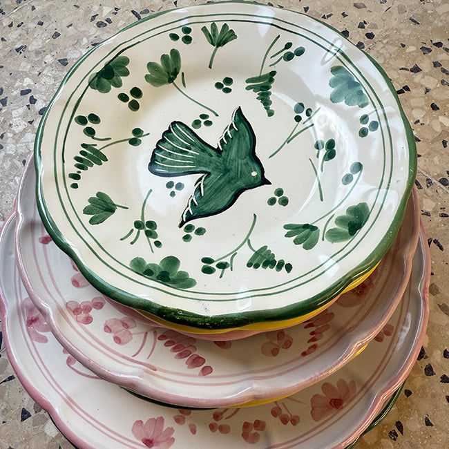 Colomba Green Plate 16cm