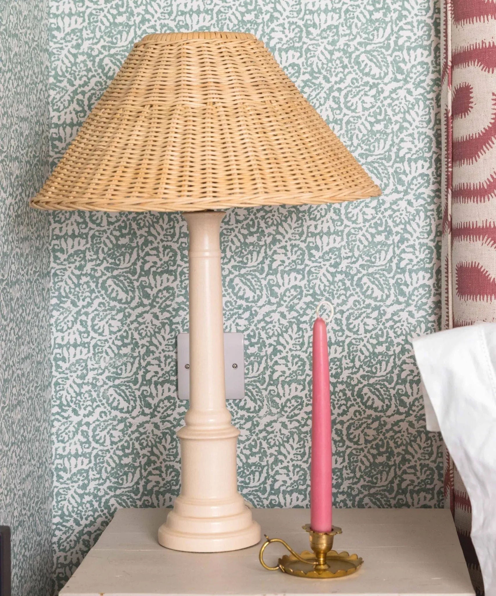 Conical Rattan Lampshade