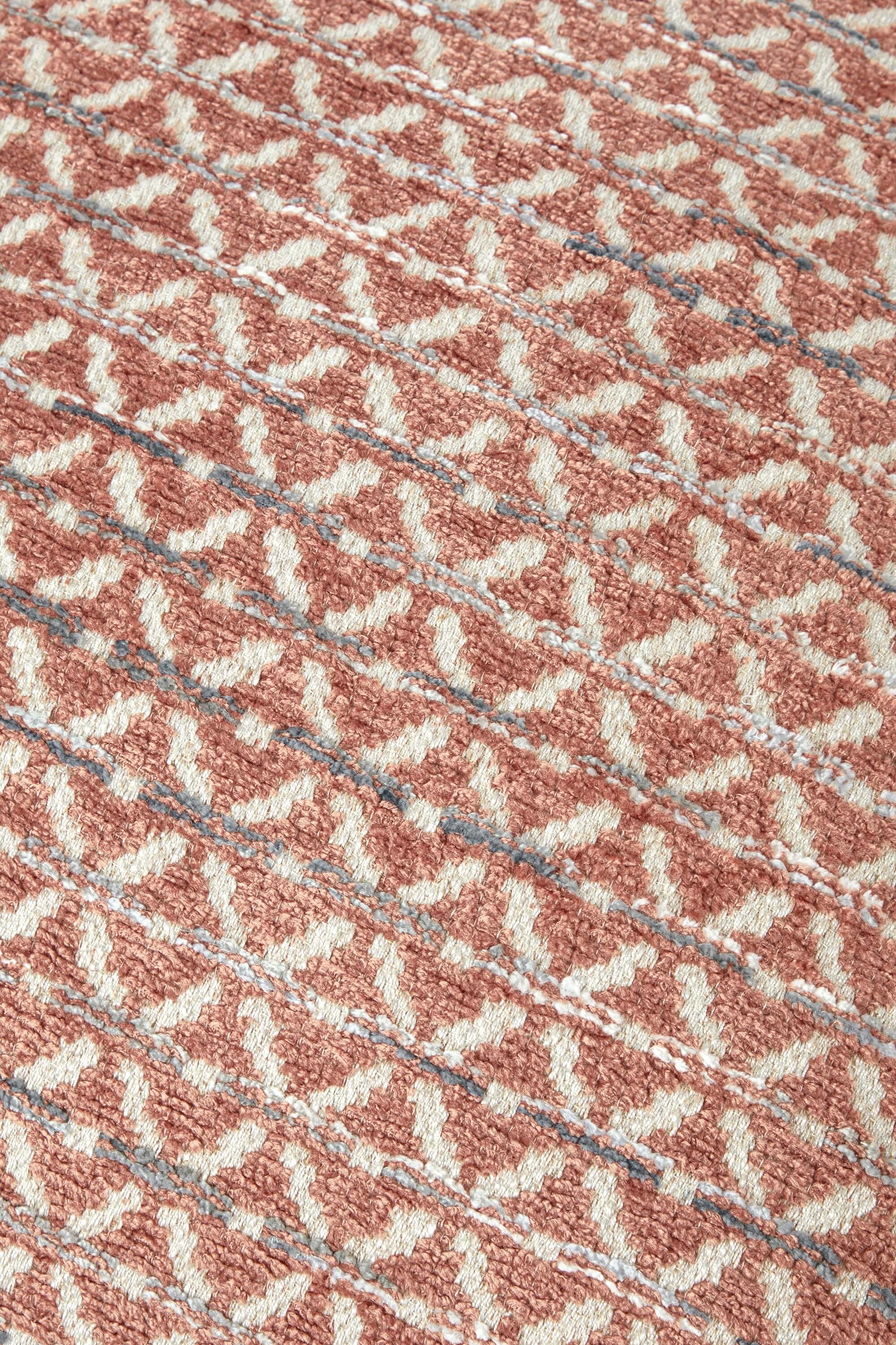 Jacquard Cushion Cover - Terracotta