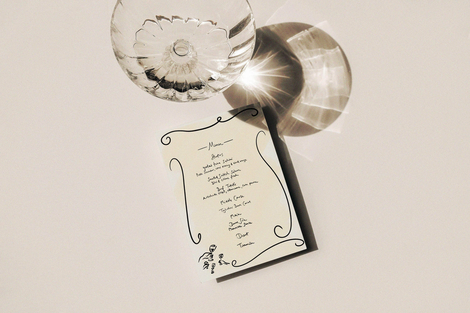 Cin Cin Menu - Set of 10