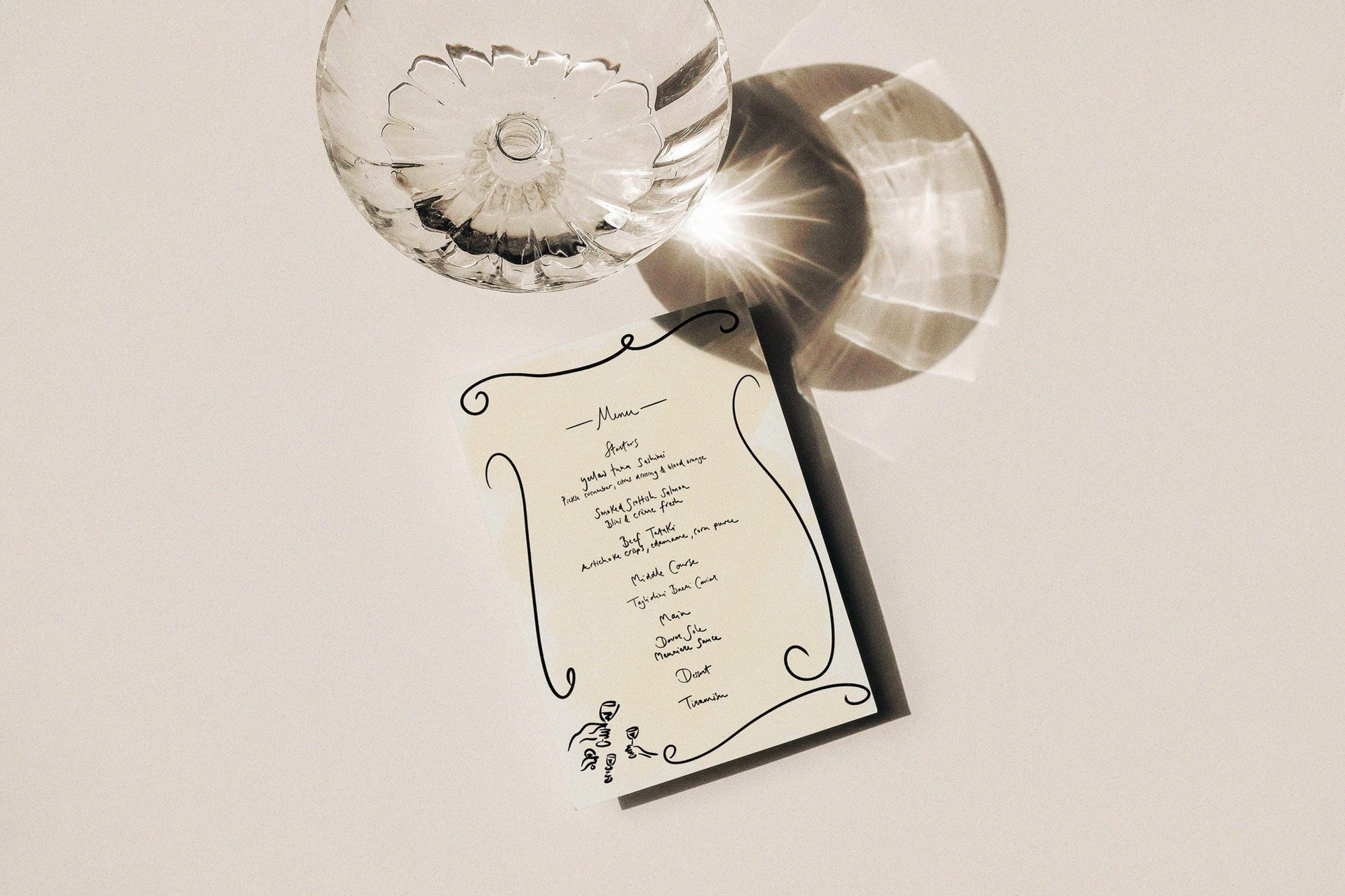 Cin Cin Menu - Set of 10