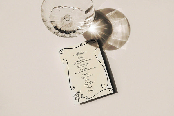Cin Cin Menu - Set of 10
