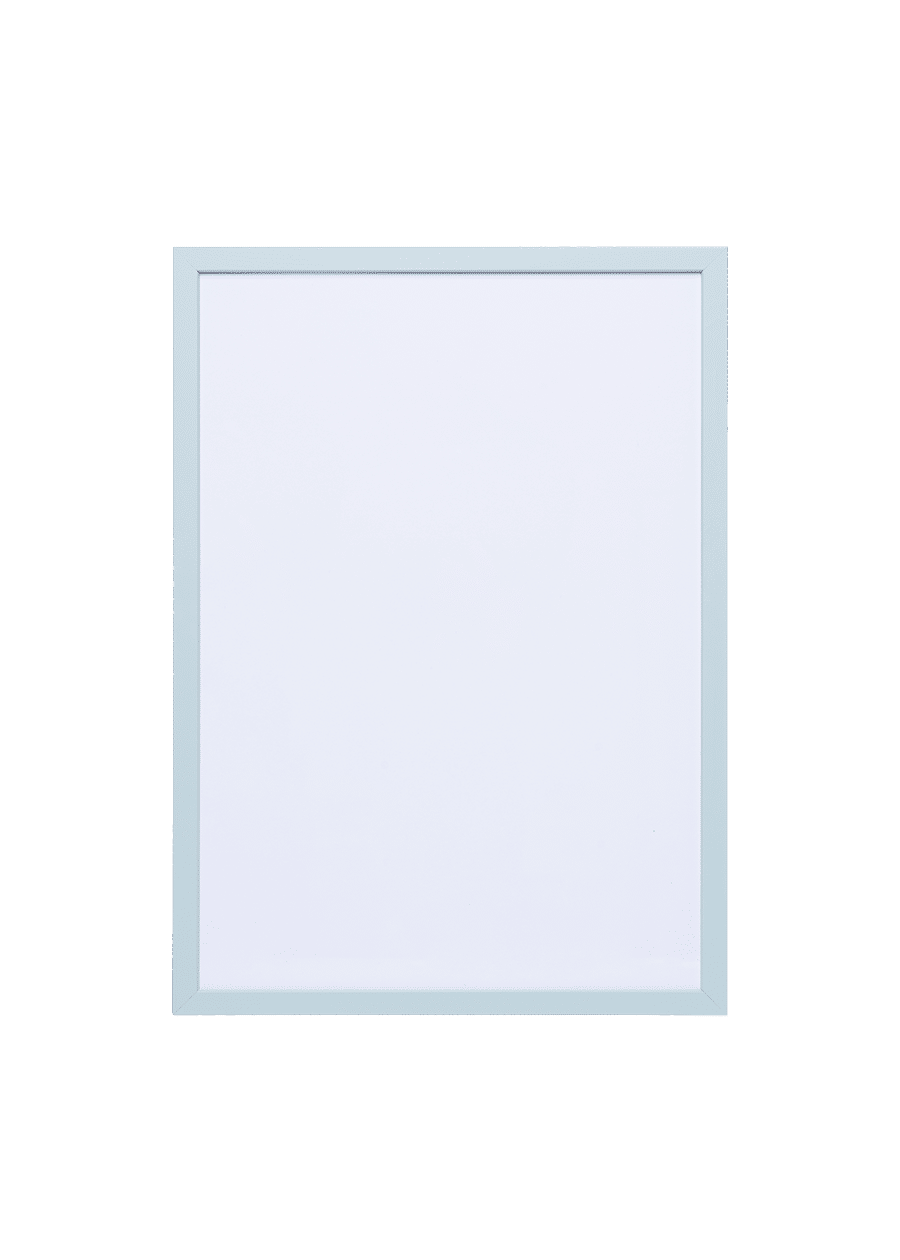 Sky Blue Wood Picture Frame