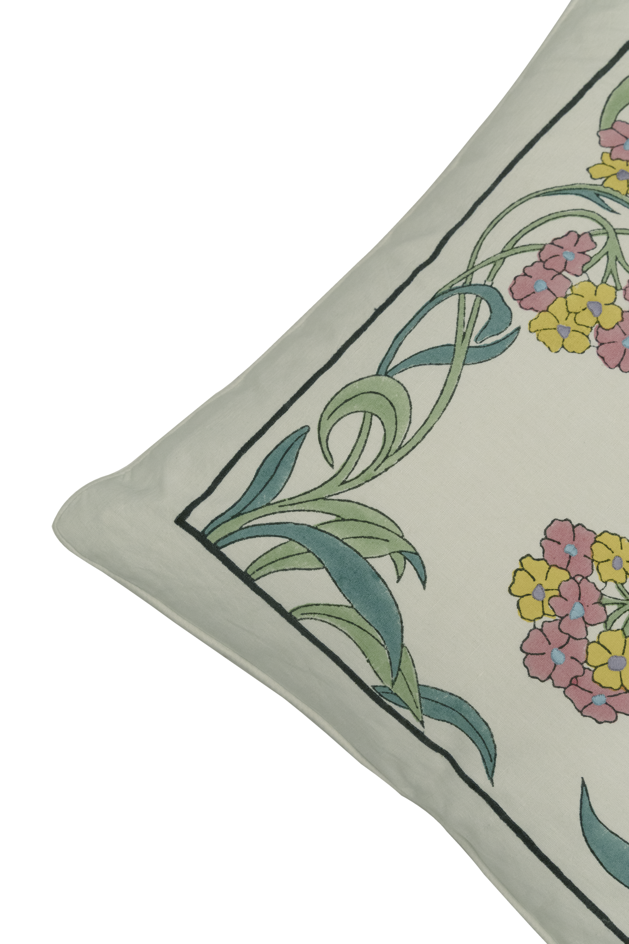 Block Printed Interior Pillow Cover – 20x20 in