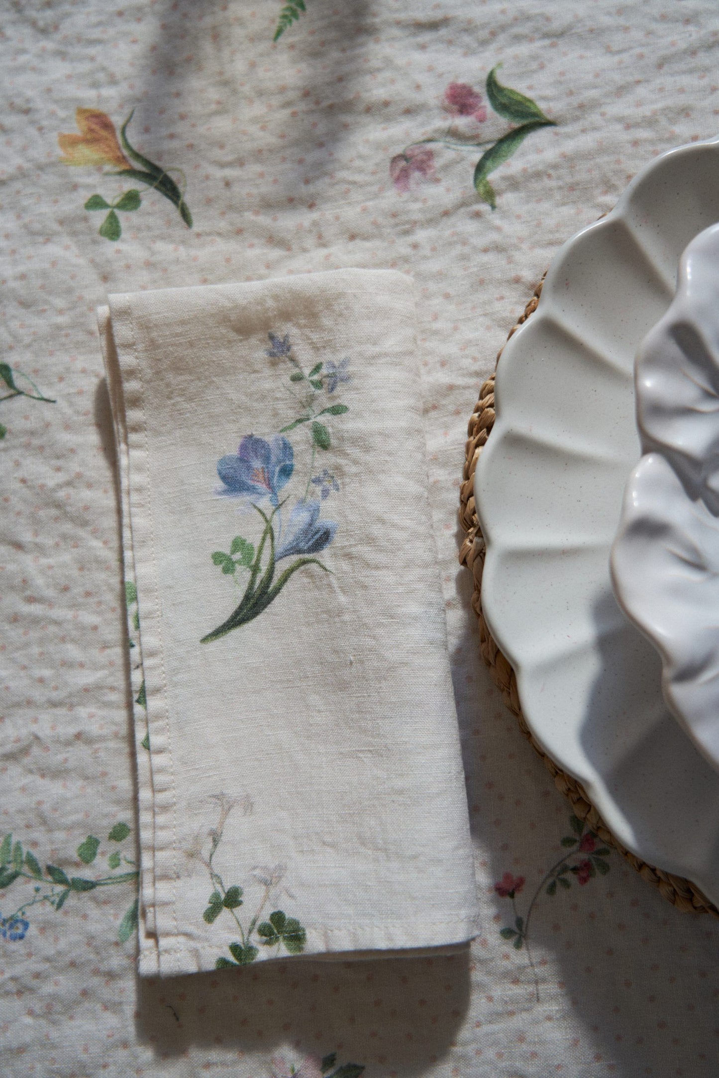 Signs of Spring Linen Napkin
