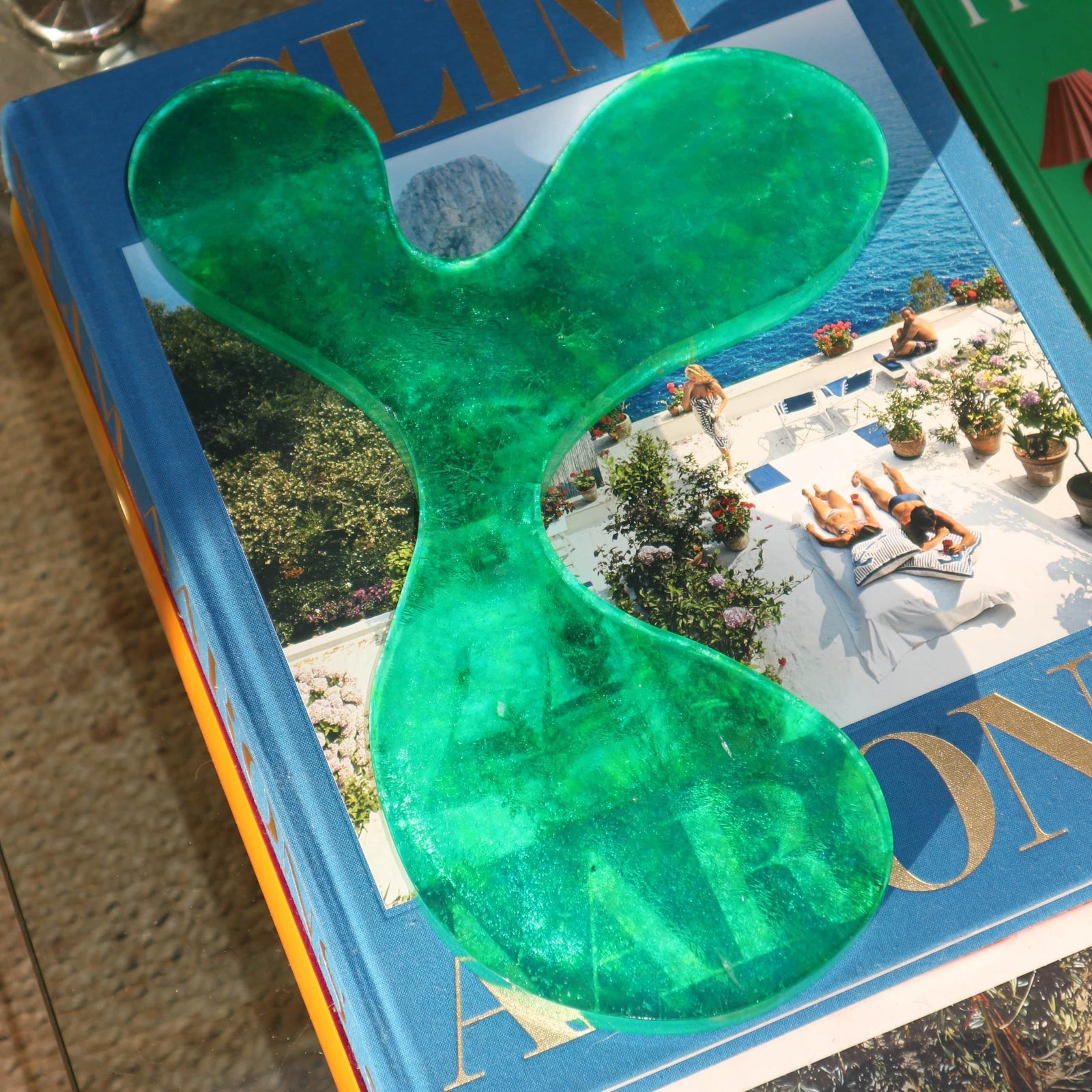 The 3 Drinks Coaster in Green Recycled Plastic
