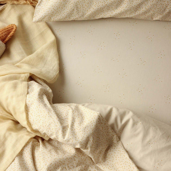 Cotbed Fitted Sheet - Wild Chamomile