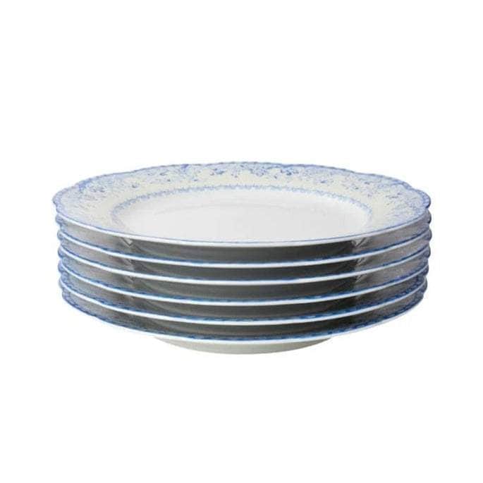 Virginia Blue and White Dinner Plates | Set of 4