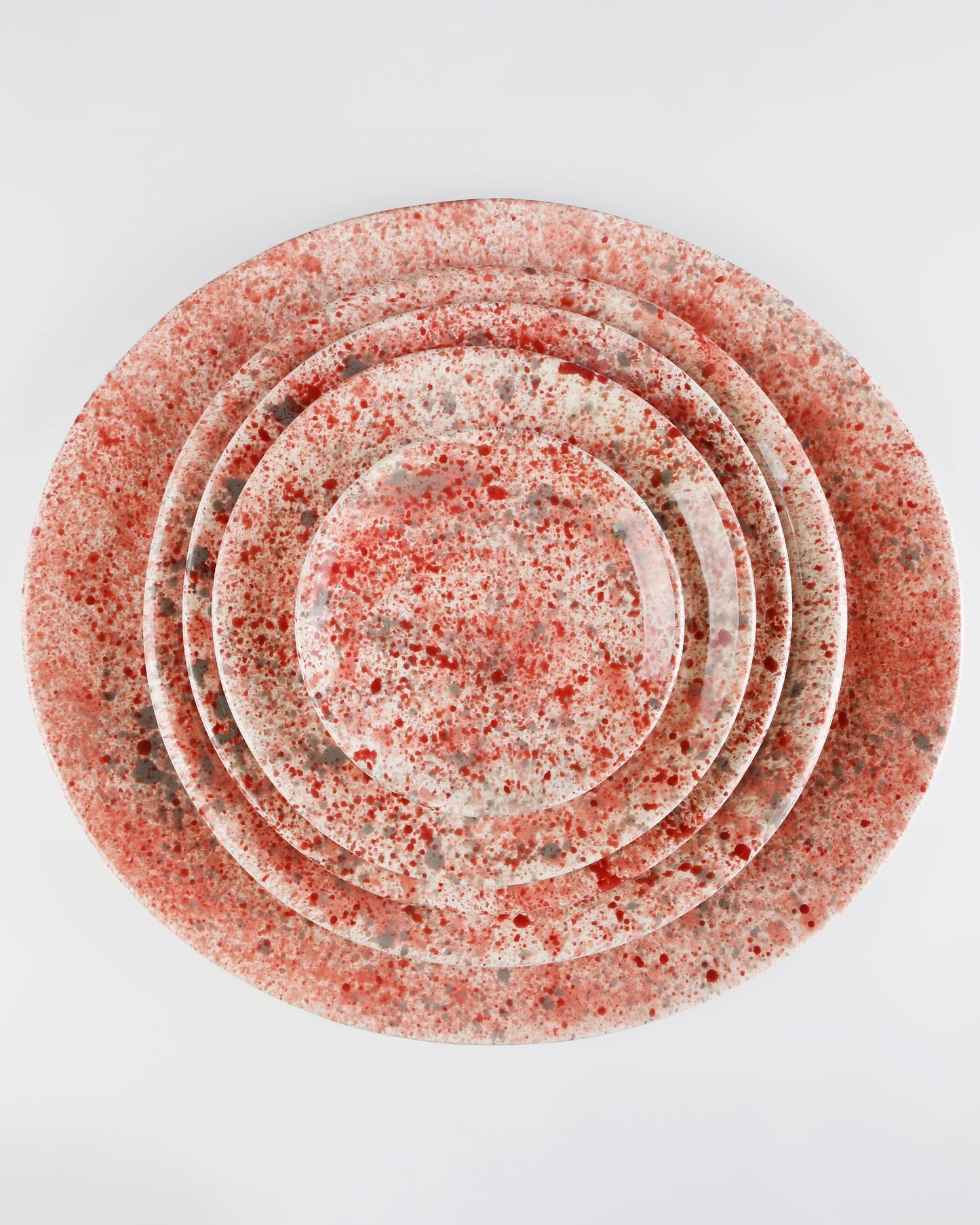 Hibiscus Splatter Plate-
