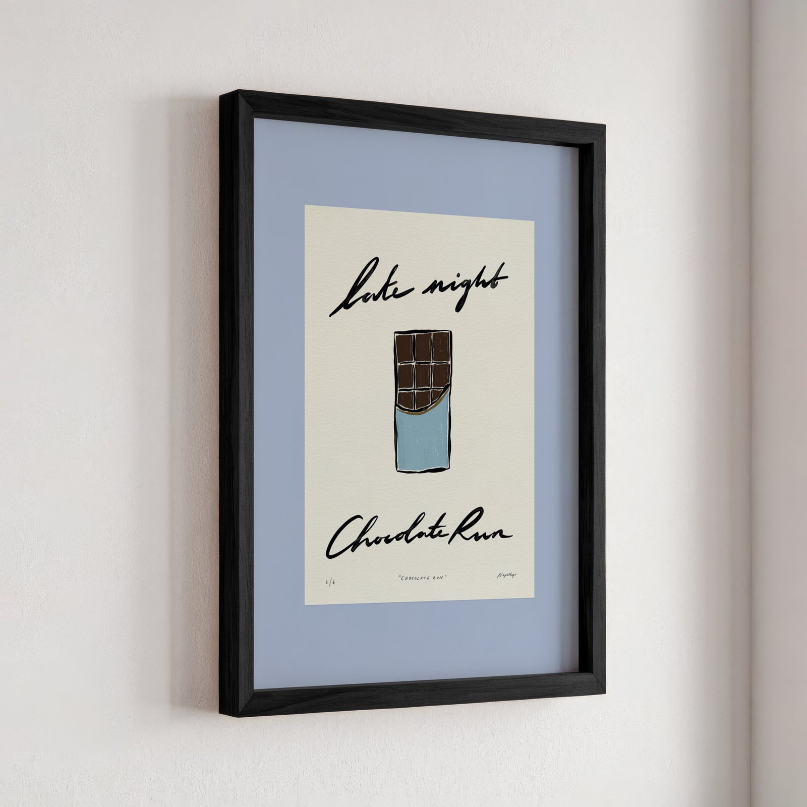 Late Night Chocolate Run Print