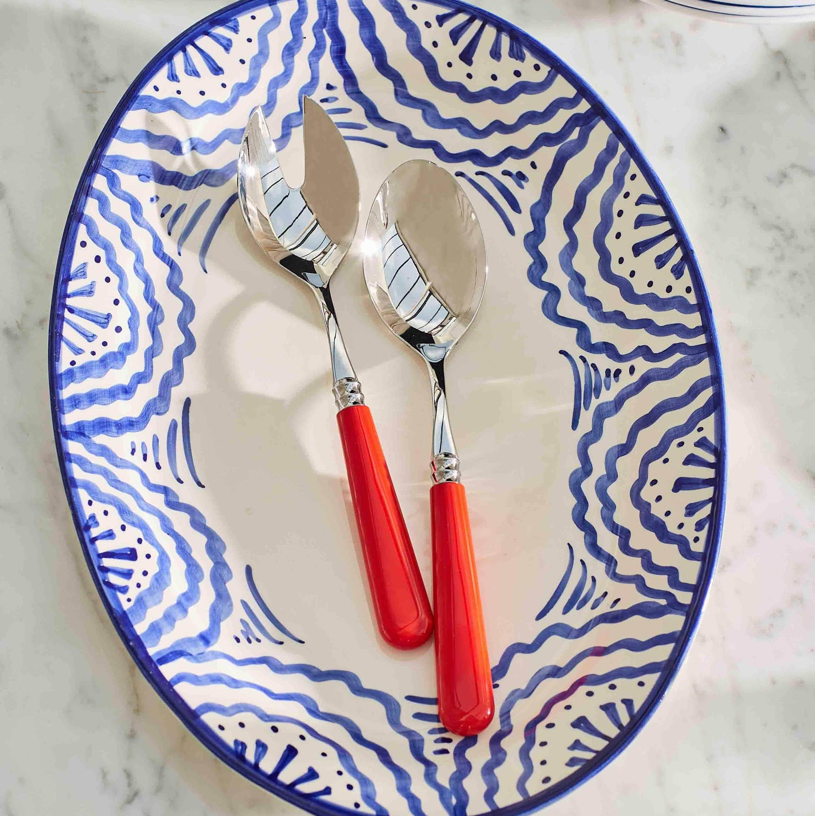 Green Salad Server Set