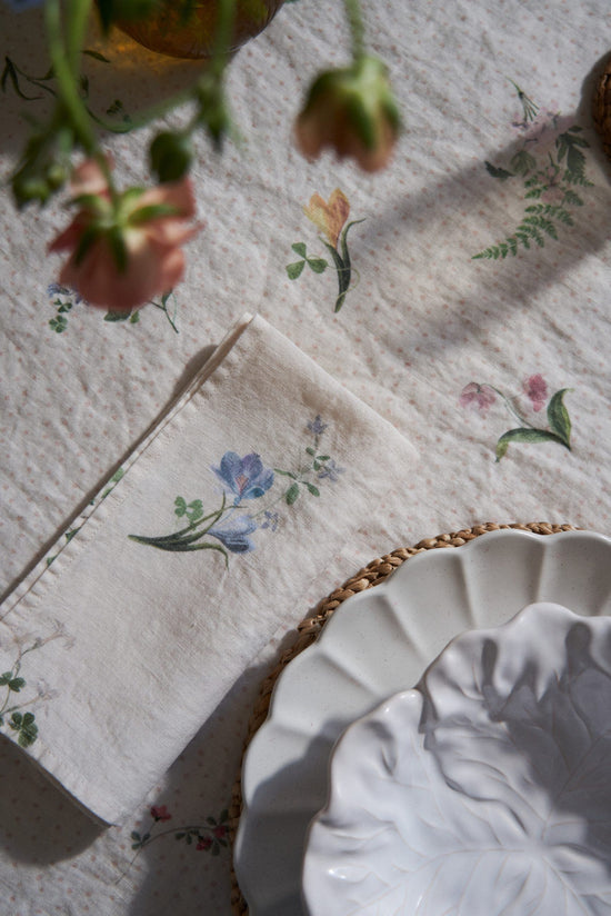 Signs of Spring Linen Napkin
