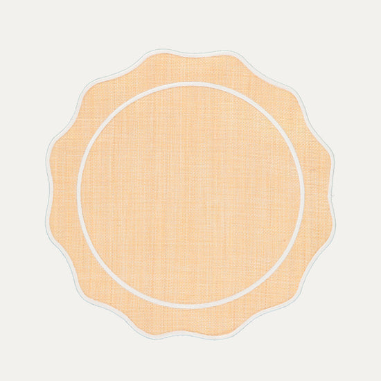 Raffia Placemat with White Border