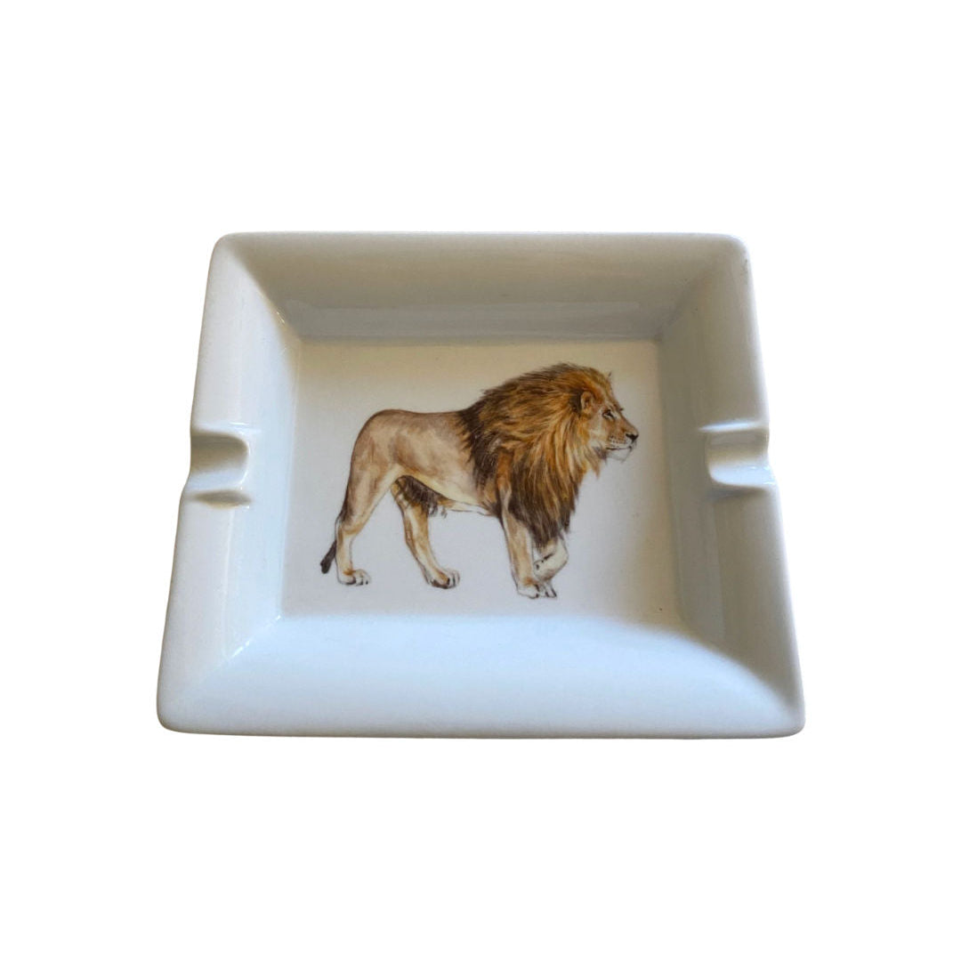 Sveva's Home Porcelain Lion Ashtray