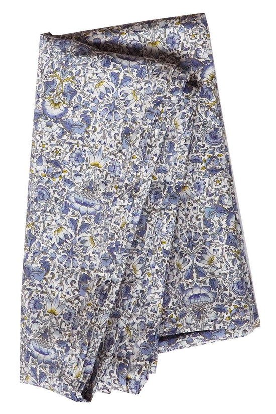 Flat Top Sheet Made With Liberty Fabric Lodden China Blue