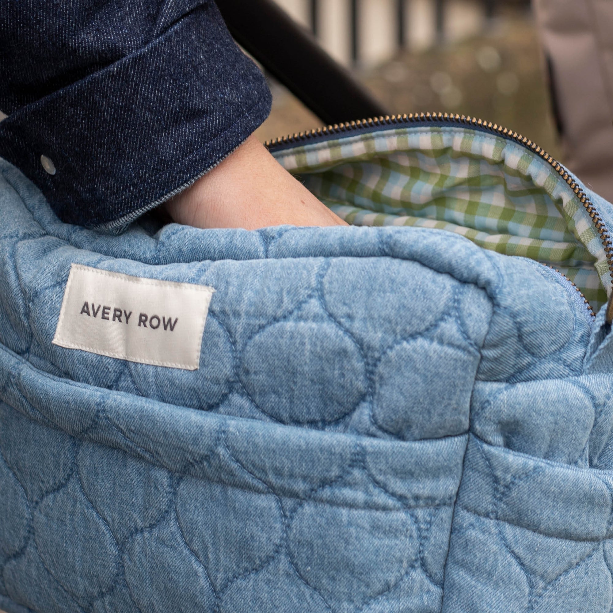 Pram Organiser Bag - Denim