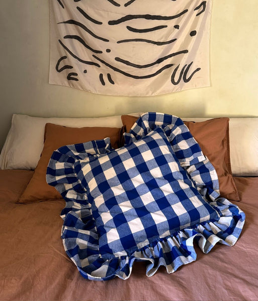 Frill Cushion Cover Bell