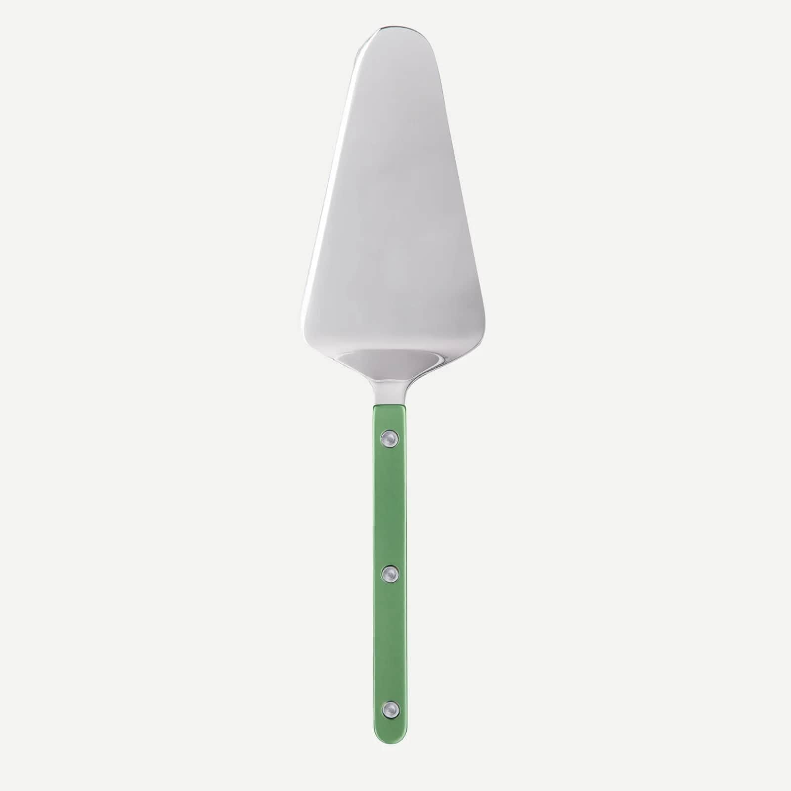 Bistrot Pearly Cake Server, Green Garden