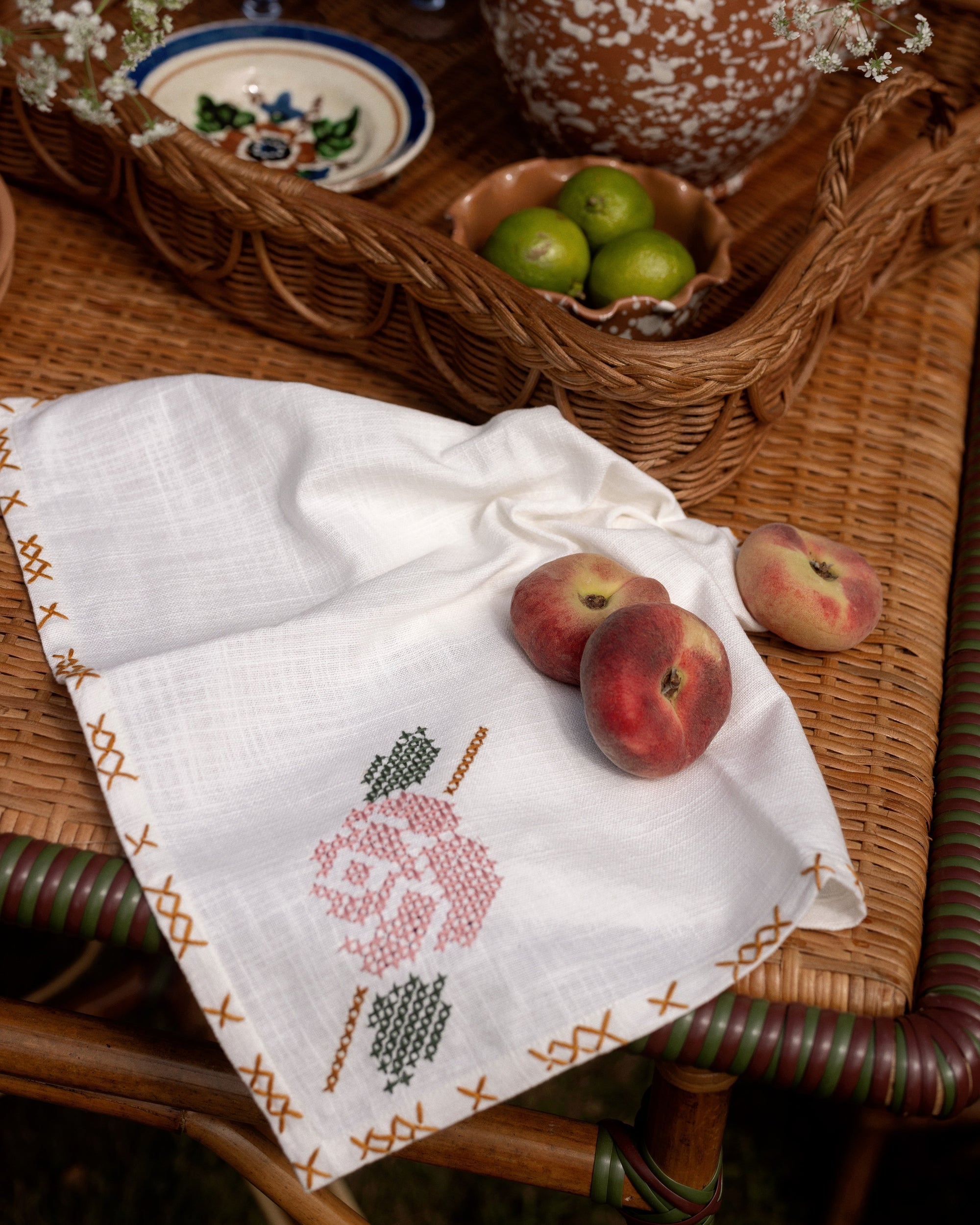 Rose Tapestry Napkins (Set of 4)