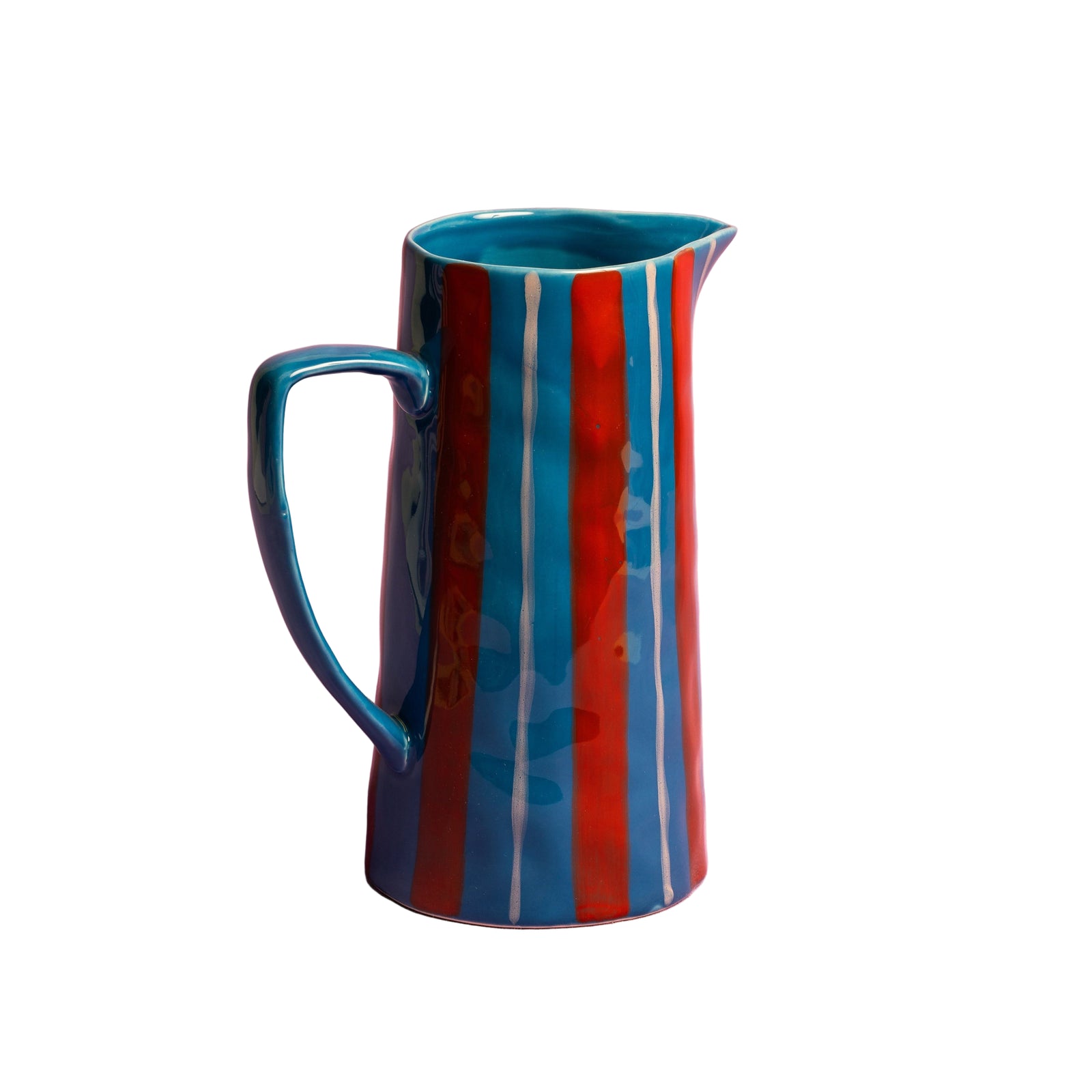 Light Blue/ Red Jug