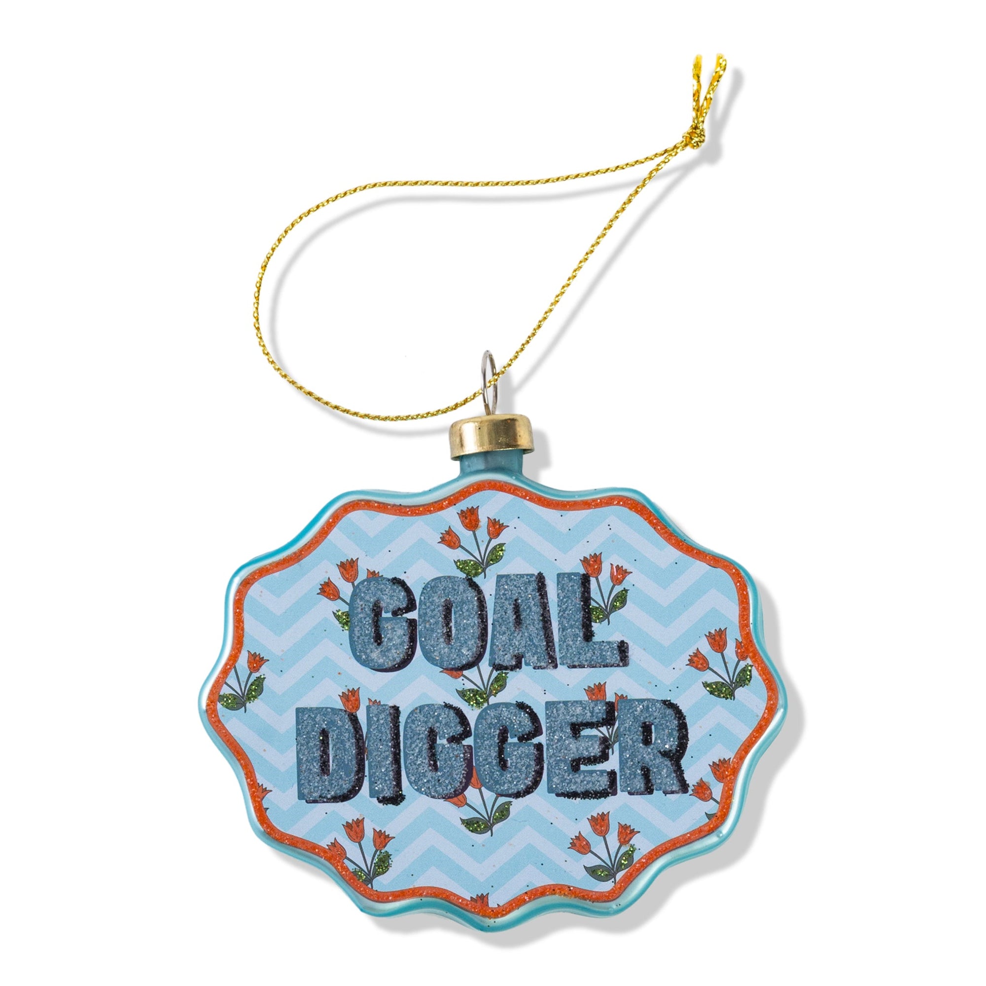 Scallop Ornament - Goal Digger