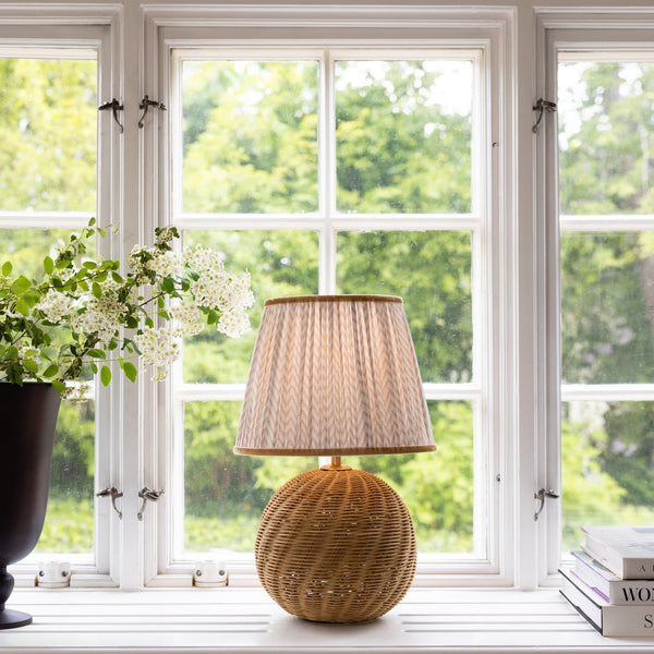 Lampshade Sand Herringbone Large