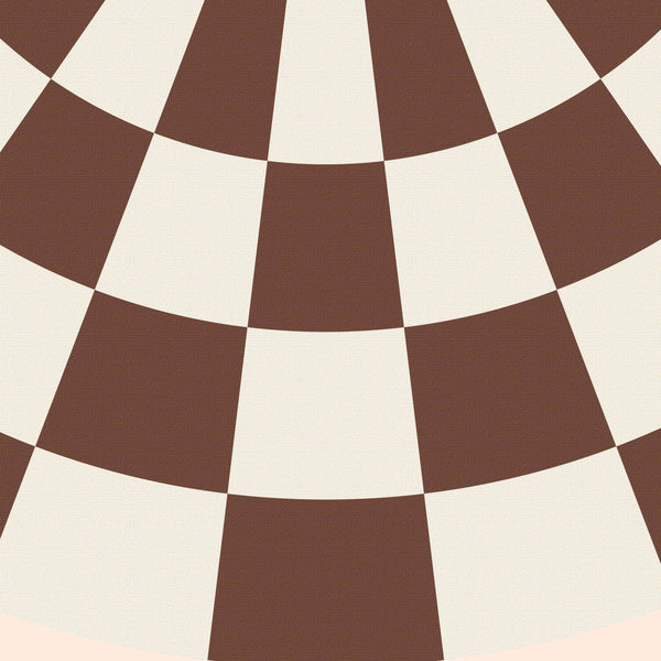 Bark Brown Checkered Cone Shade