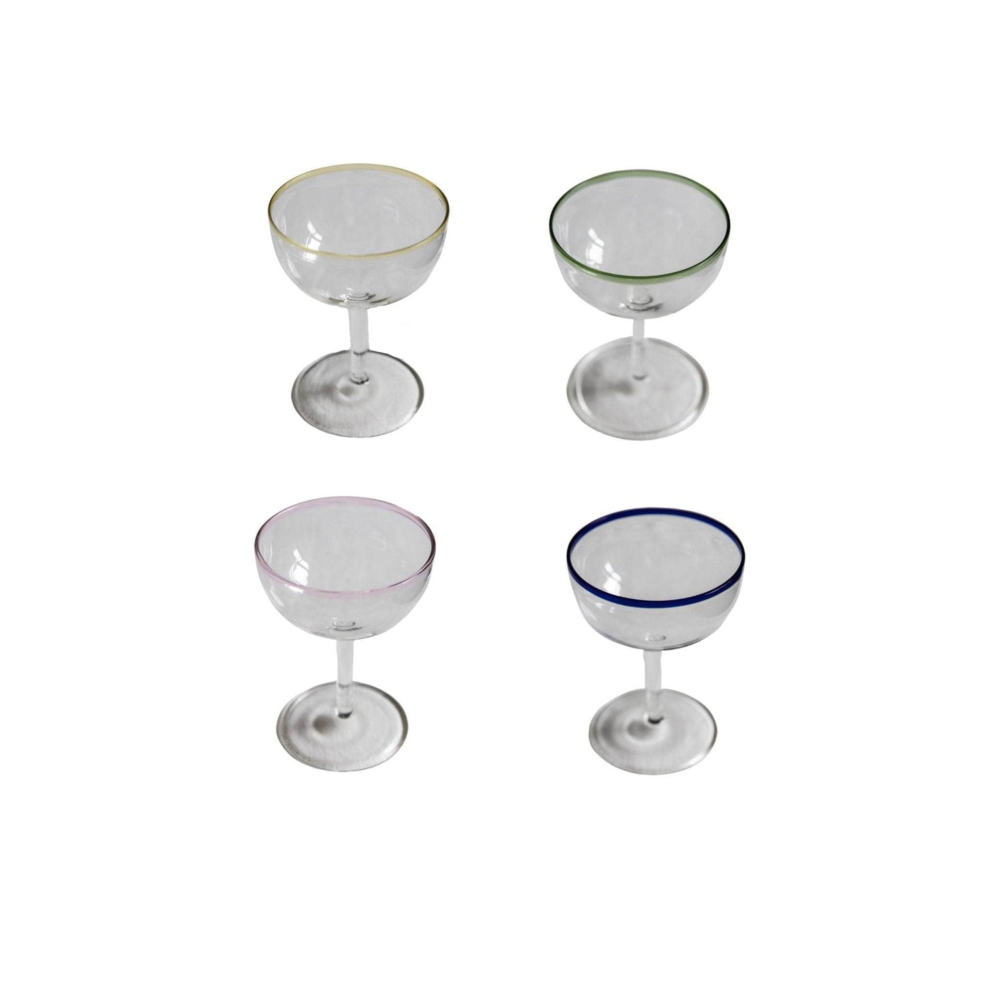 Confetti Coupes, Set Of 4