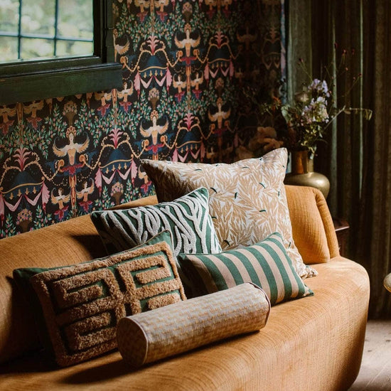 Cushion Cleo Moss & Sand