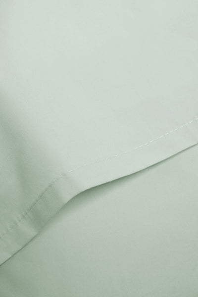 Percale Organic Cotton Pillowcases - Spring Blue