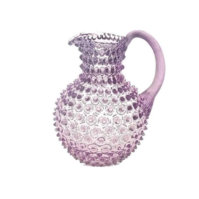 Lilac Hobnail Large Jug 2L