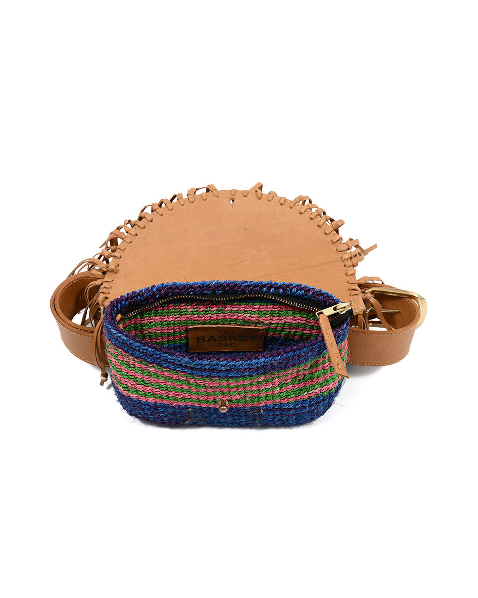 MSHIPI: Tie-Dye Fringed Bum Bag
