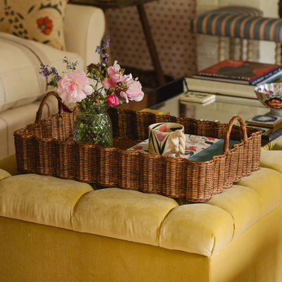 Big Wavy Tray (Teak Stained)